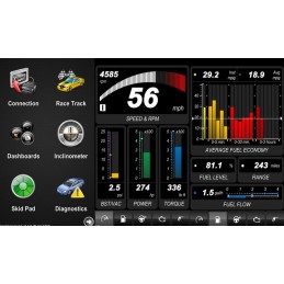 ELM 327 Wifi überträgt Informationen, mit denen Sie den Status Ihres Motors überprüfen können, sowie nützliche Informationen über die Leistung Ihres Autos.