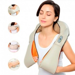 Il massaggiatore Shiatsu 3D contiene una sagomatura specifica per adattarsi al design del corpo umano, ideale per alleviare la tensione e lo stress accumulati