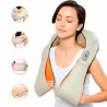 Massaggiatore Shiatsu 3D con termoterapia a infrarossi