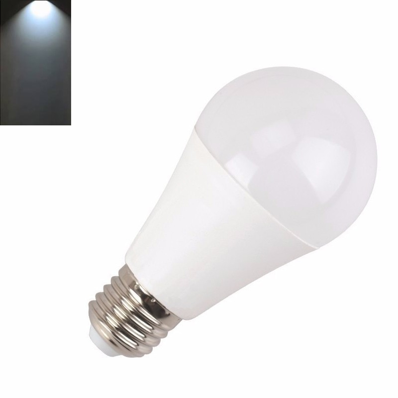 E27-LED-Glühbirne, 12 W, 960 lm, weißes Licht – 6400 K. Sie verbrauchen bis zu 85 % weniger Energie, um das gleiche Licht zu erzeugen wie eine herkömmliche Glühbirne.