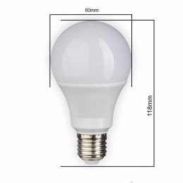 Lampadina LED E27 10W 800 Lm Luce Neutra - 4200K, Consumano fino all'85% di energia in meno per produrre la stessa luce rispetto ad una lampadina tradizionale.