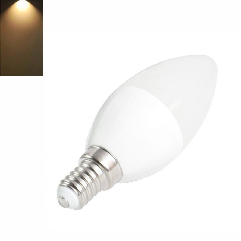 E14 LED-Kerzenlampe, 6 W, 480 lm, warmes Licht – 3000 K E14 LED-Kerzenlampe, 6 W, 480 lm, warmes Licht – 3000 K. Sie verbrauchen bis zu 85 % weniger Energie, um das gleiche Licht zu erzeugen wie eine herkömmliche Glühbirne.