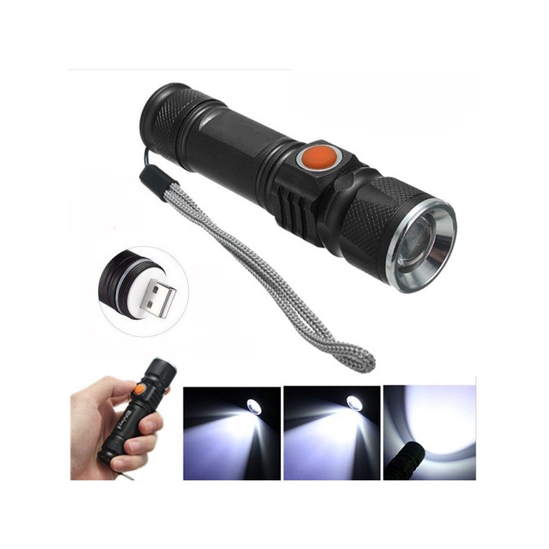 This LED tactile flashlight is an excellent tool that you can use in the most varied circumstances.