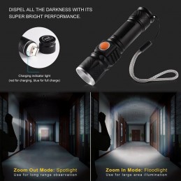 This LED tactile flashlight is an excellent tool that you can use in the most varied circumstances.