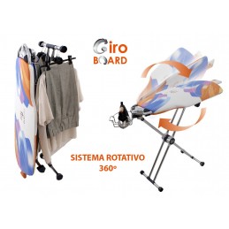 Un produit révolutionnaire avec une surface rotative, qui vous permet de repasser tous vos vêtements plus rapidement, confortablement et simplement.