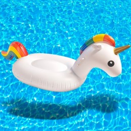 Provide the best fun on hot days with the Unicorn inflatable float
