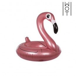 Brinda la mejor diversión en los días calurosos con el flotador inflable Flamingo