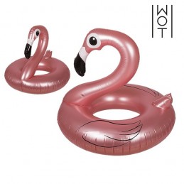 Brinda la mejor diversión en los días calurosos con el flotador inflable Flamingo