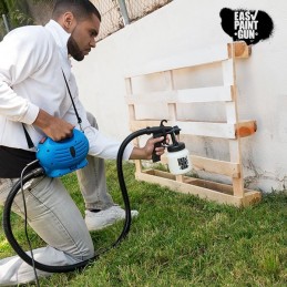 Grâce à ce pistolet à peinture, vous pouvez peindre n'importe quelle surface à l'intérieur ou à l'extérieur, obtenant une finition parfaite.