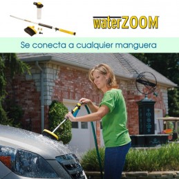 Just connect it to a hose. Ideal for cleaning terraces, swimming pools, chairs, windows, house entrances, cars, etc.