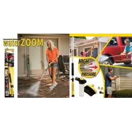 Just connect it to a hose. Ideal for cleaning terraces, swimming pools, chairs, windows, house entrances, cars, etc.