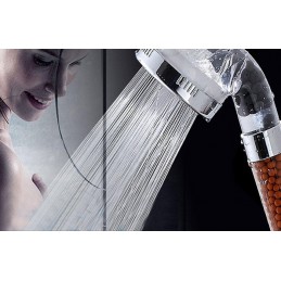 The Zen shower is a revolutionary shower head that saves and ionizes water, eliminates chlorine, tones, moisturizes and cleanses skin and hair.