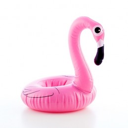 Proporcione o melhor divertimento nos dias quentes com a Bóia insuflável para Bebidas Flamingo