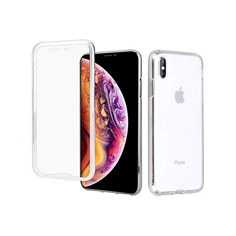 Capa 360 Gel Dupla Frente e Verso - iPhone Xs Max, Forneça uma protecção extra ao seu equipamento com esta capa em Gel de elevada qualidade