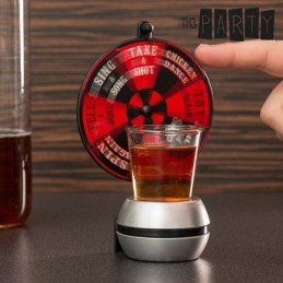 Jogo Roleta Shot Beber Drink Diversão Laranja E Preto