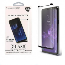 Le film Full Glue Glass Samsung Galaxy S9, pour la protection de l'écran, est fabriqué en verre trempé, 9 fois plus résistant que le verre ordinaire.