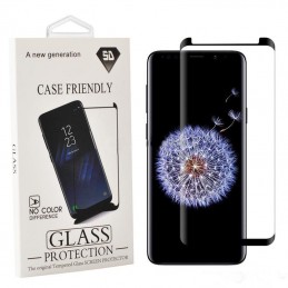 La película de vidrio Full Glue para protección de pantalla Samsung Galaxy S8 está hecha de vidrio templado, 9 veces más resistente que el vidrio común.