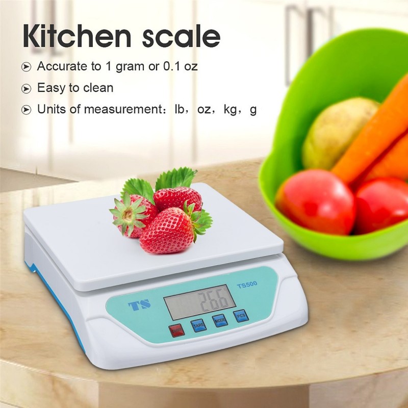 Balança de cozinha tem um peso muito preciso e pode pesar até 25 kg com exactidão em gramas, por isso adequa-se a toda a cozinha.
