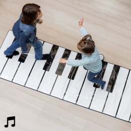 ¡Salta, juega y diviértete tocando el piano con este tapete musical de piano gigante! Aprende a tocar el piano de una forma divertida y original