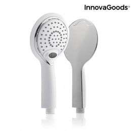 Contrôlez facilement la température de l'eau avec la nouvelle douche LED avec capteur de température et indicateur.