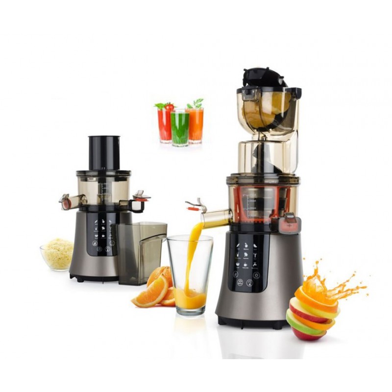 Professional Cold Press Blender and Centrifuge Thanks to its slow extraction system at 60 rotations per minute, it is the best alternative for those who want to lead a healthier life.