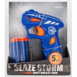 Pistola giocattolo - Blaze Storm Gun, una pistola giocattolo con dardi morbidi che il tuo bambino adorerà.