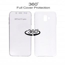 Custodia in gel 360 per Samsung Galaxy J6 Plus - Prime. Fornisci una protezione extra al tuo dispositivo con questa custodia in gel di alta qualità