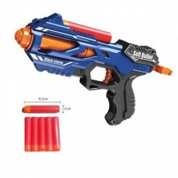 Pistola de Brincar - Blaze Storm Gun, uma arma de brincar com dardos macios e que seu filho vai adorar.