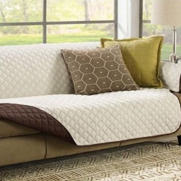 Sofa Saver - Protégez votre canapé des taches et des poils et donnez une nouvelle vie à votre salon avec cette protection de canapé réversible.