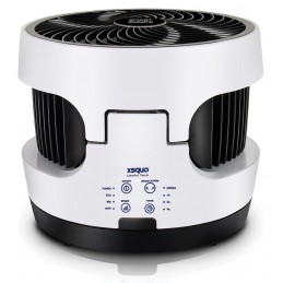 Ventilador Smart Comfort Portátil 360 é dobrável com comando e circulação de ar para uso no verão e inverno