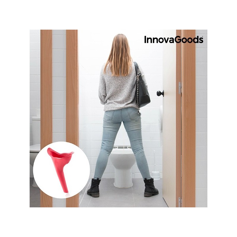 Uma solução perfeita para evitar o incómodo que representa para as mulheres ter de urinar em serviços públicos com baixos níveis de higiene.