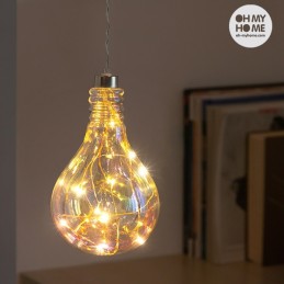 This new lamp has an innovative design, which contains 10 warm light LEDs.