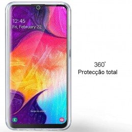 Doppelte 360-Gel-Abdeckung für Vorder- und Rückseite – Samsung Galaxy A50. Bieten Sie Ihrem Gerät zusätzlichen Schutz mit dieser hochwertigen Gel-Abdeckung