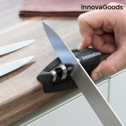 Este afilador de cuchillos le permite afilar varios tipos y formas de cuchillos, garantizando un resultado óptimo, con facilidad y comodidad.