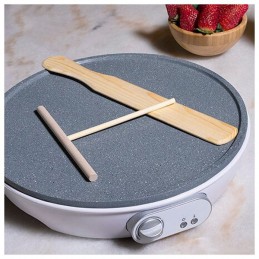 1000 W Fun Crepestone crepe maker with RockStone coating and adjustable power