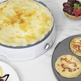 O produto que vai permitir que possa fazer crepes de uma maneira prática e muito fácil, graças ao seu design e tecnologia.