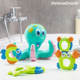 Poulpe flottant avec anneaux Ringtopus - 6 pièces Une pieuvre flottante ludique, qui deviendra le compagnon idéal pour animer le bain des enfants ou leurs journées à la piscine.