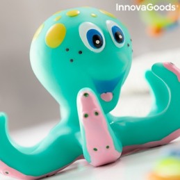 Poulpe flottant avec anneaux Ringtopus - 6 pièces Une pieuvre flottante ludique, qui deviendra le compagnon idéal pour animer le bain des enfants ou leurs journées à la piscine.