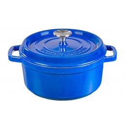 Kobalt-Gusseisen-Cocotte-Pfanne – 24 cm
