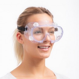 Las Gafas Protectoras Panorámicas son una excelente solución para proteger contra salpicaduras, gotas y polvo frontal.