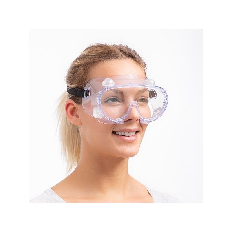 Las Gafas Protectoras Panorámicas son una excelente solución para proteger contra salpicaduras, gotas y polvo frontal.