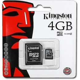 KINGSTON Micro SD Card 4GB Class 10