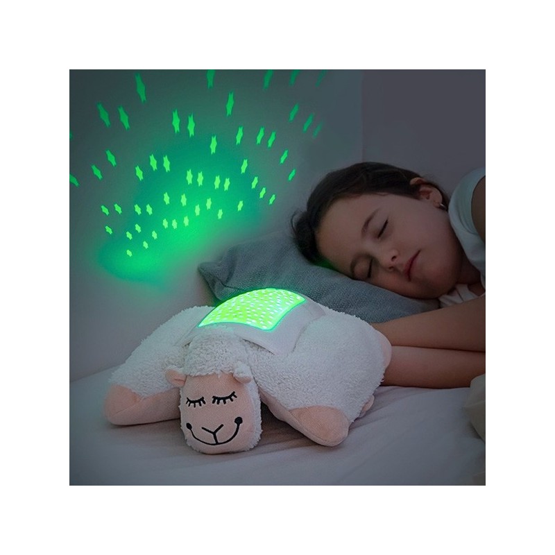 Peluche Projetor Luz LED Um peluche que os acompanhará nas suas brincadeiras e sonhos...