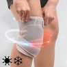 Gel knee pad with cold and heat effect