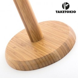 Um porta-rolos de papel de cozinha muito prático e fabricado em bambu que será um fantástico elemento decorativo na sua cozinha.