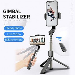 Crea fotografías increíbles y captura videos profesionales con este fantástico palo para selfies con estabilizador.