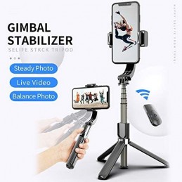 Crie fotos incríveis e capture vídeos profissionais com este excelente selfie stick com estabilizador.