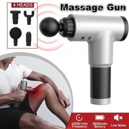 Recupere-se mais rápido com a pistola de massagem que lhe irá ajuda a aliviar a dor e rigidez muscular, ao mesmo tempo que melhora a sua amplitude de movimento.