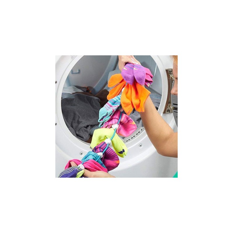 A sua máquina de lavar come as suas meia - Com este organizador de meias você terá em vista todas as meias perdidas e espalhadas