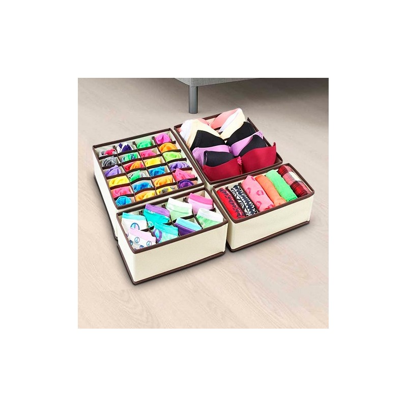 Organizzatore di vestiti - 4 pezzi - 45 divisori Ti piace prenderti cura dei tuoi vestiti - Ti piace mantenerli impeccabili - Scopri il fantastico Clothes Organizer